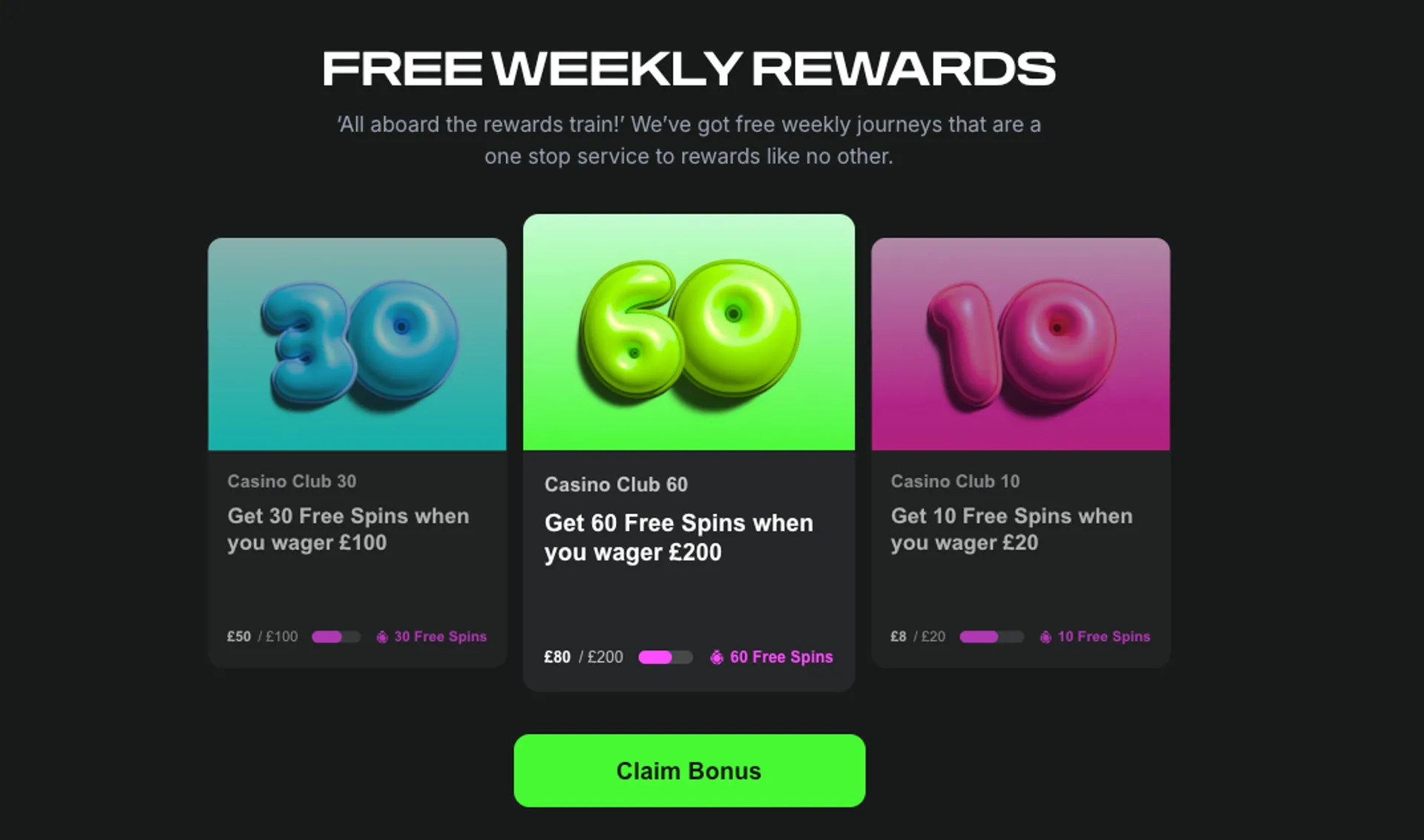 Unique features at Midnite Casino