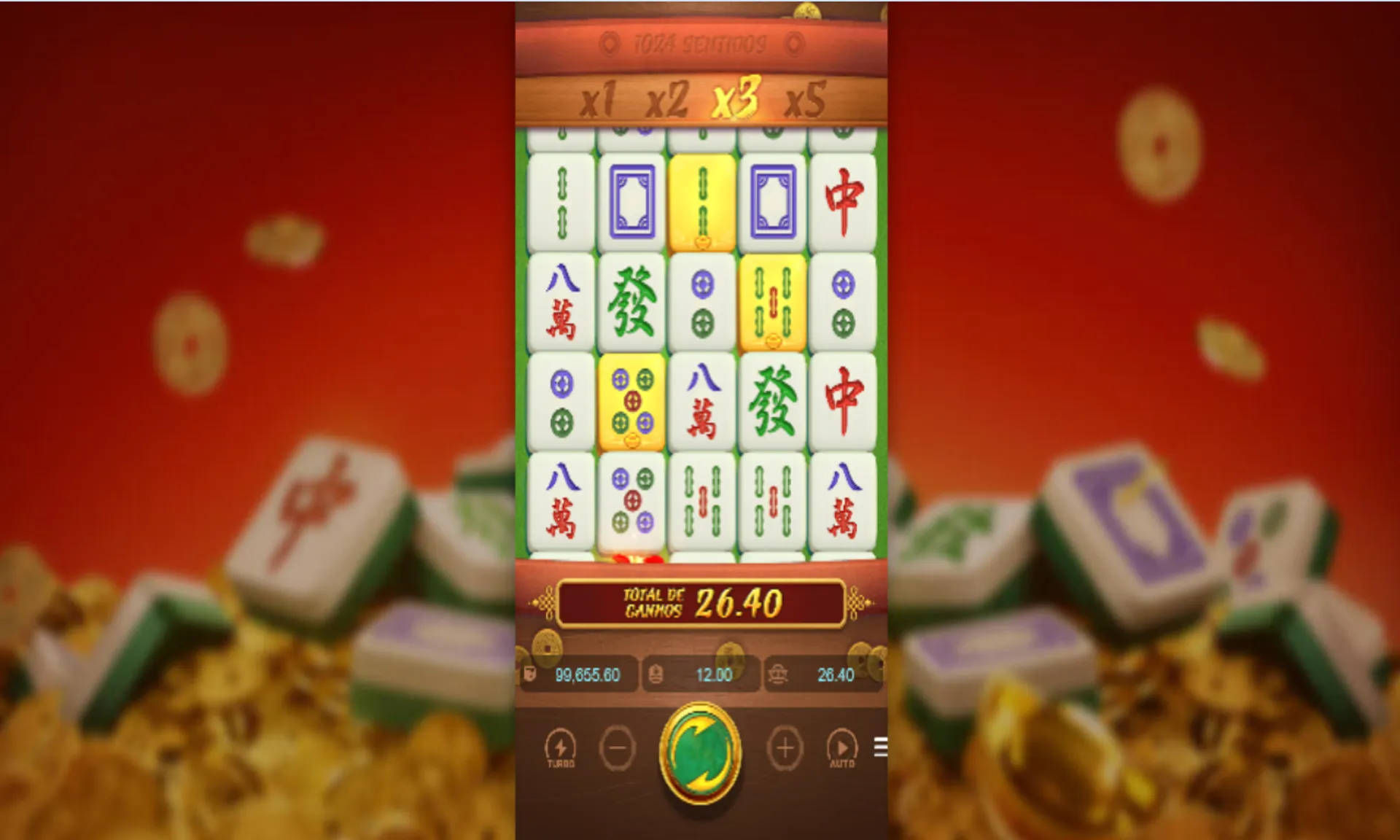 multiplicador 3x em mahjong ways