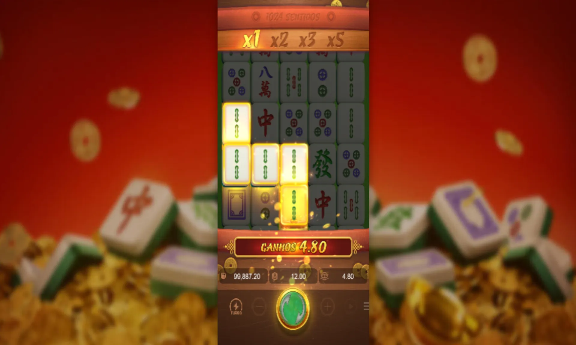 ganho simples em mahjong ways
