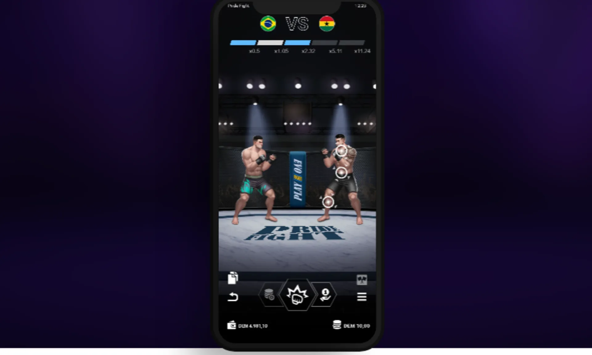 imagem de pride fight