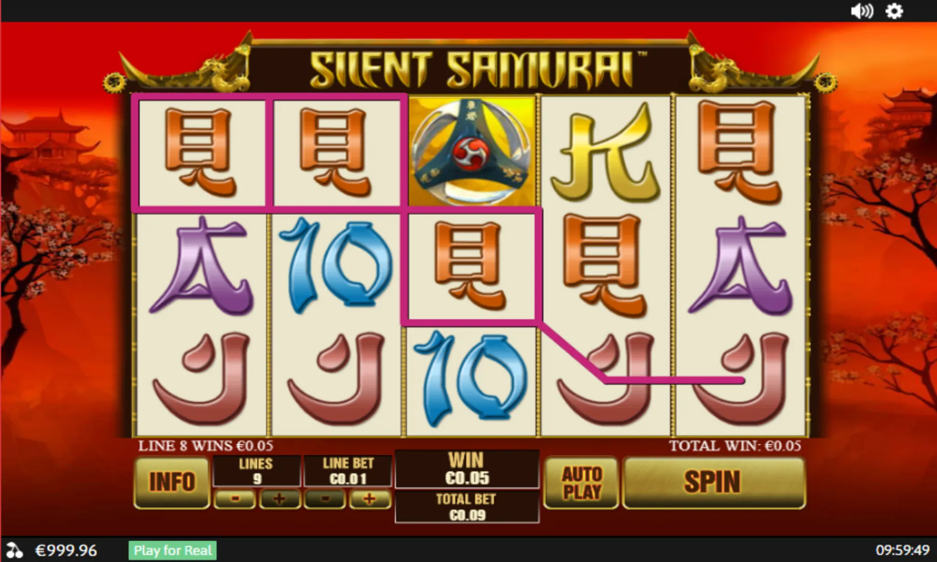 ganho simples em silent samurai
