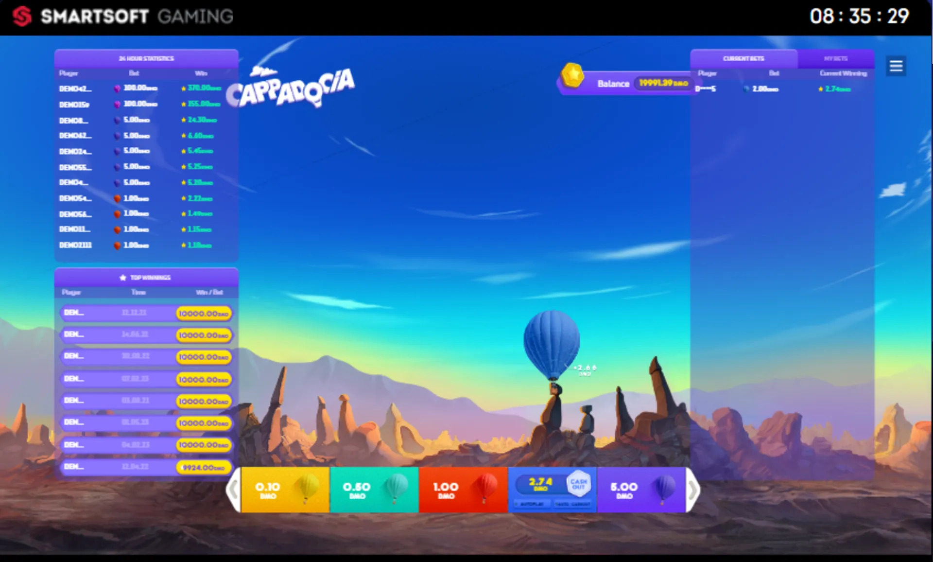 balão em cappadocia da smartsoft