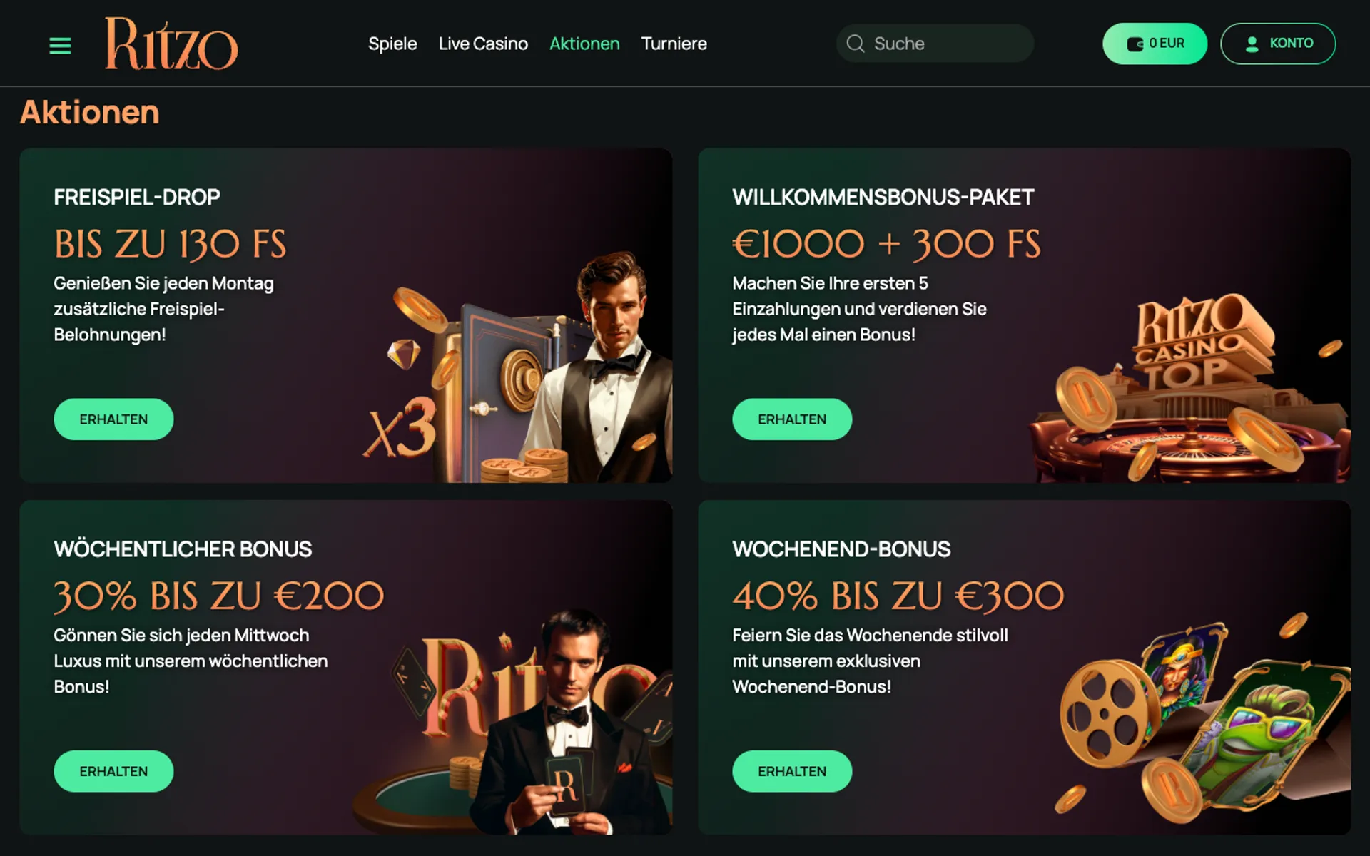 Ritzo Casino Bonus