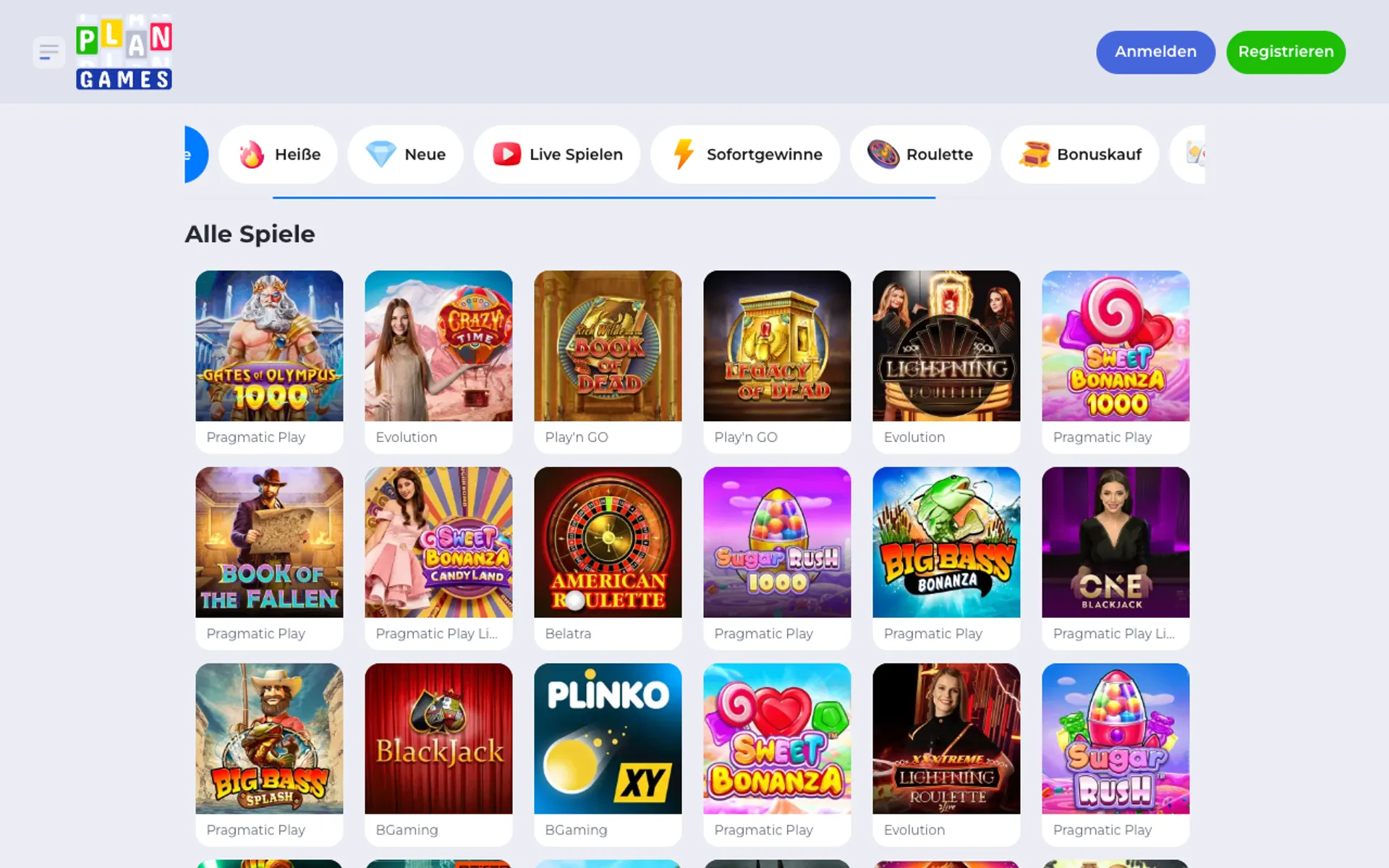 Plangames Casino Slots