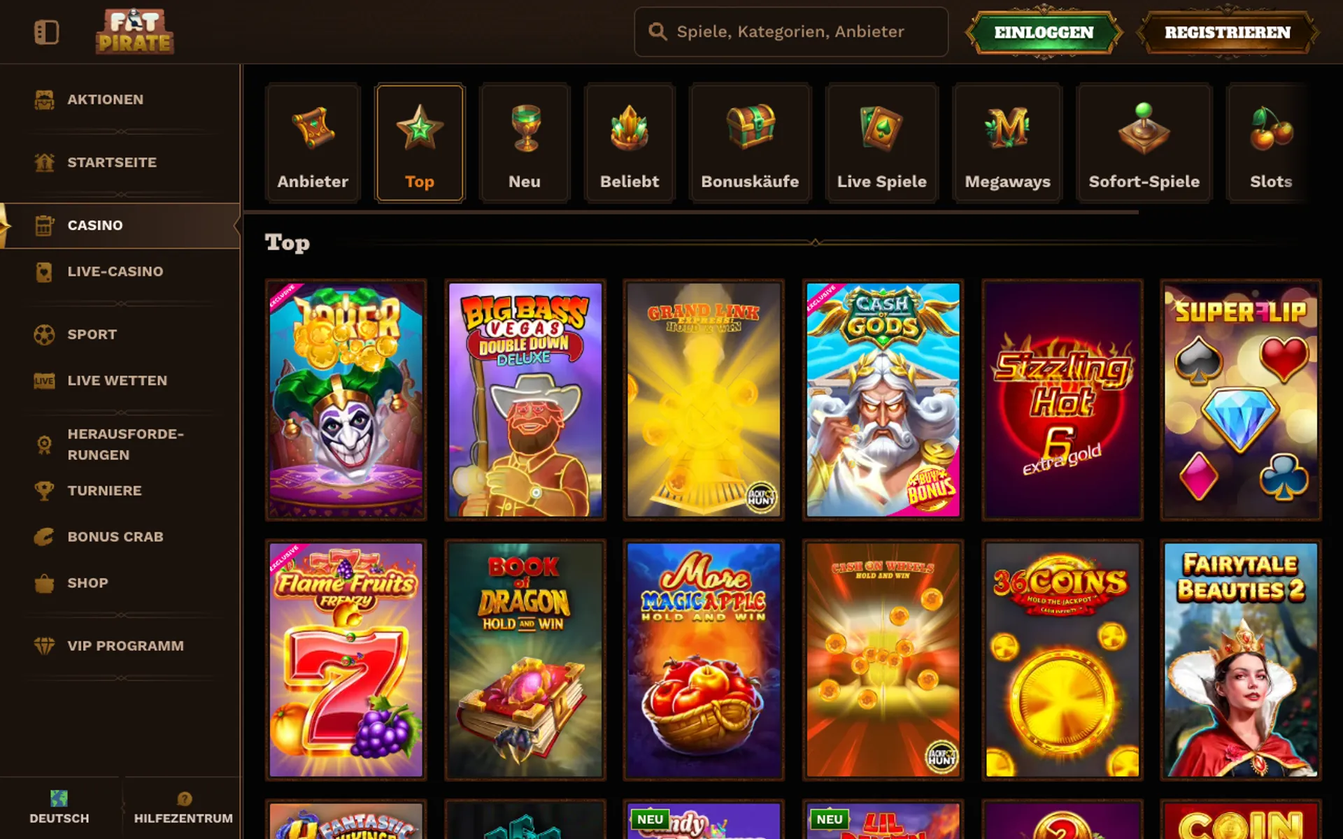 FatPirate Casino Slots