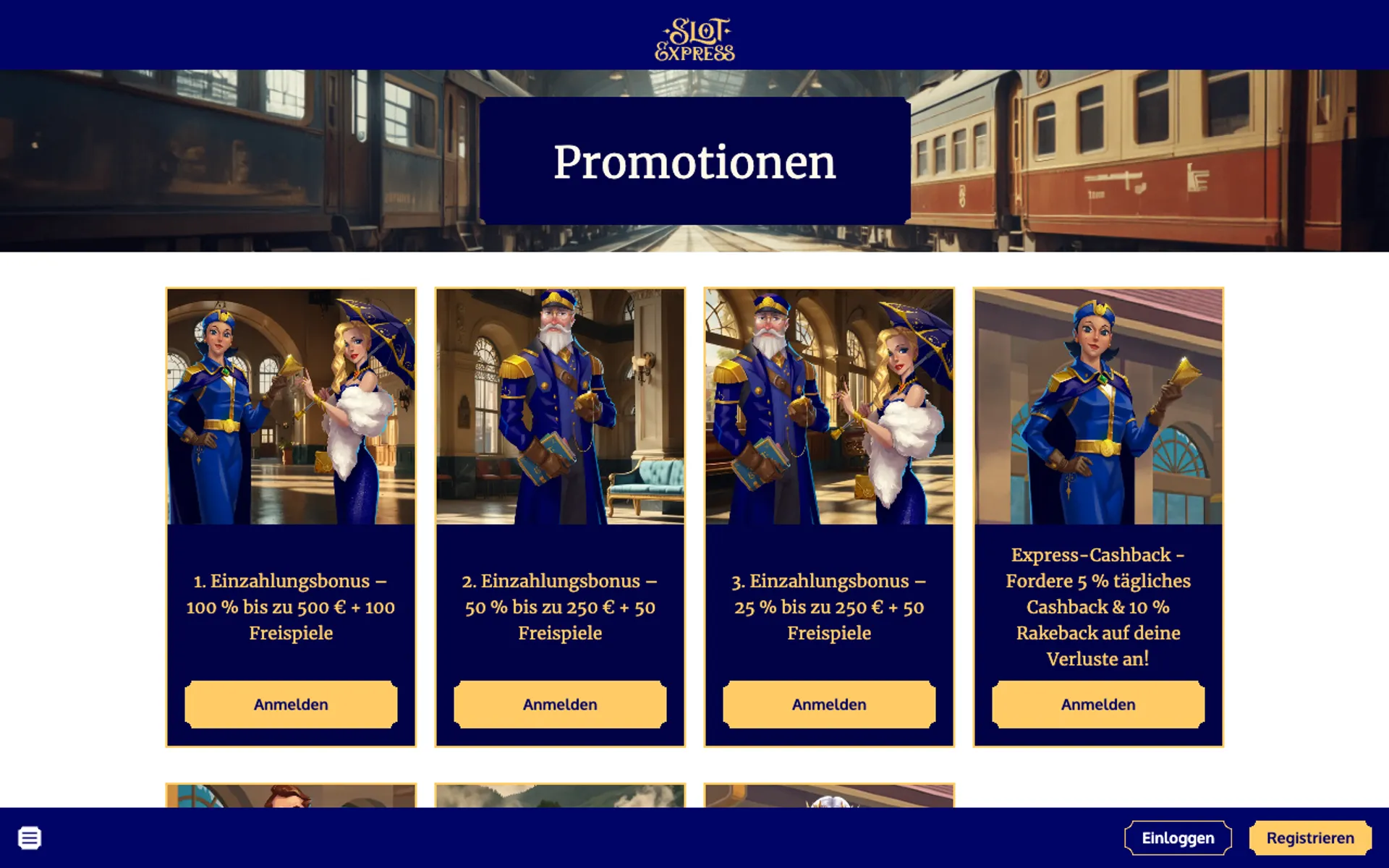 Slot Express Casino Willkommensbonus