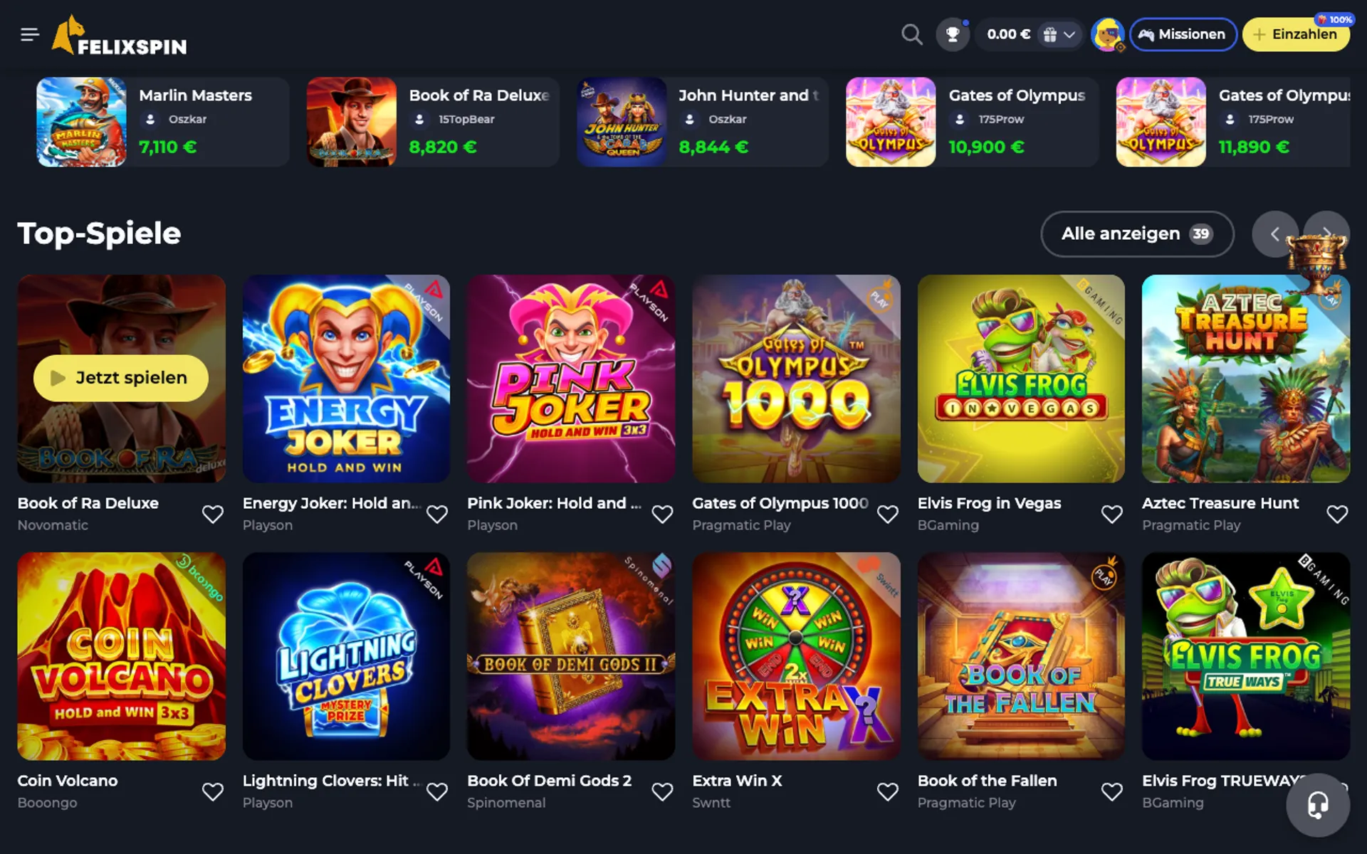 Felixspin Casino Slots