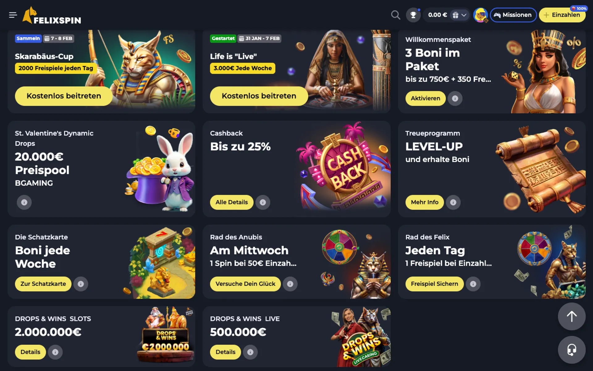 Felixspin Casino Bonus