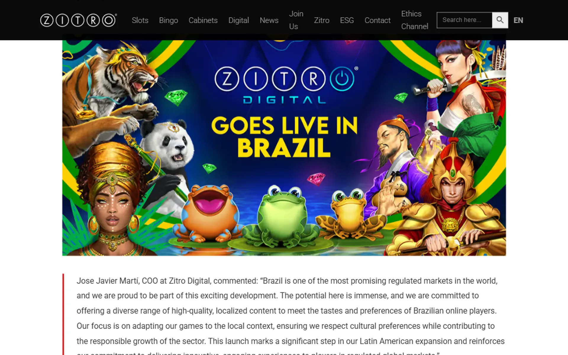 site da zitro digital