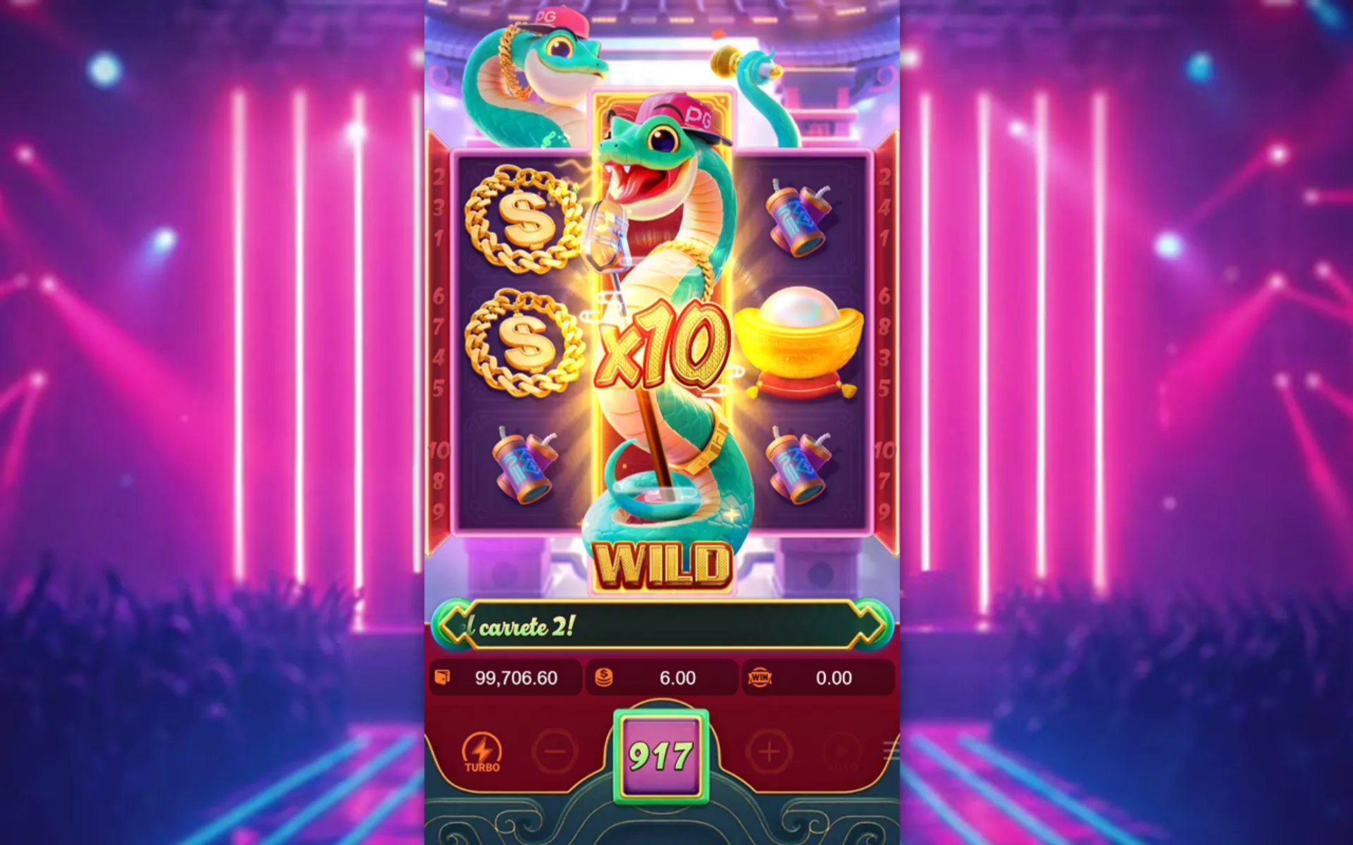 wild expansível do jogo Fortune Snake