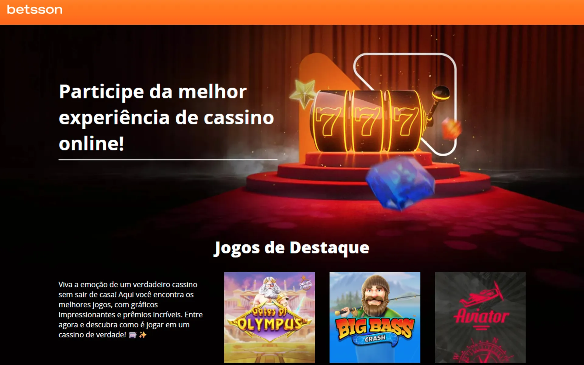 experiência de cassino online betsson