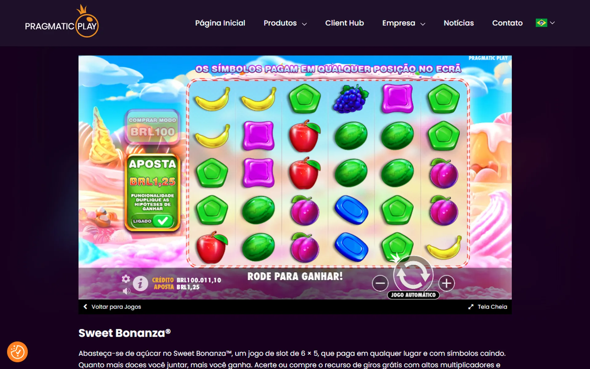 função ante bet no sweet bonanza slot