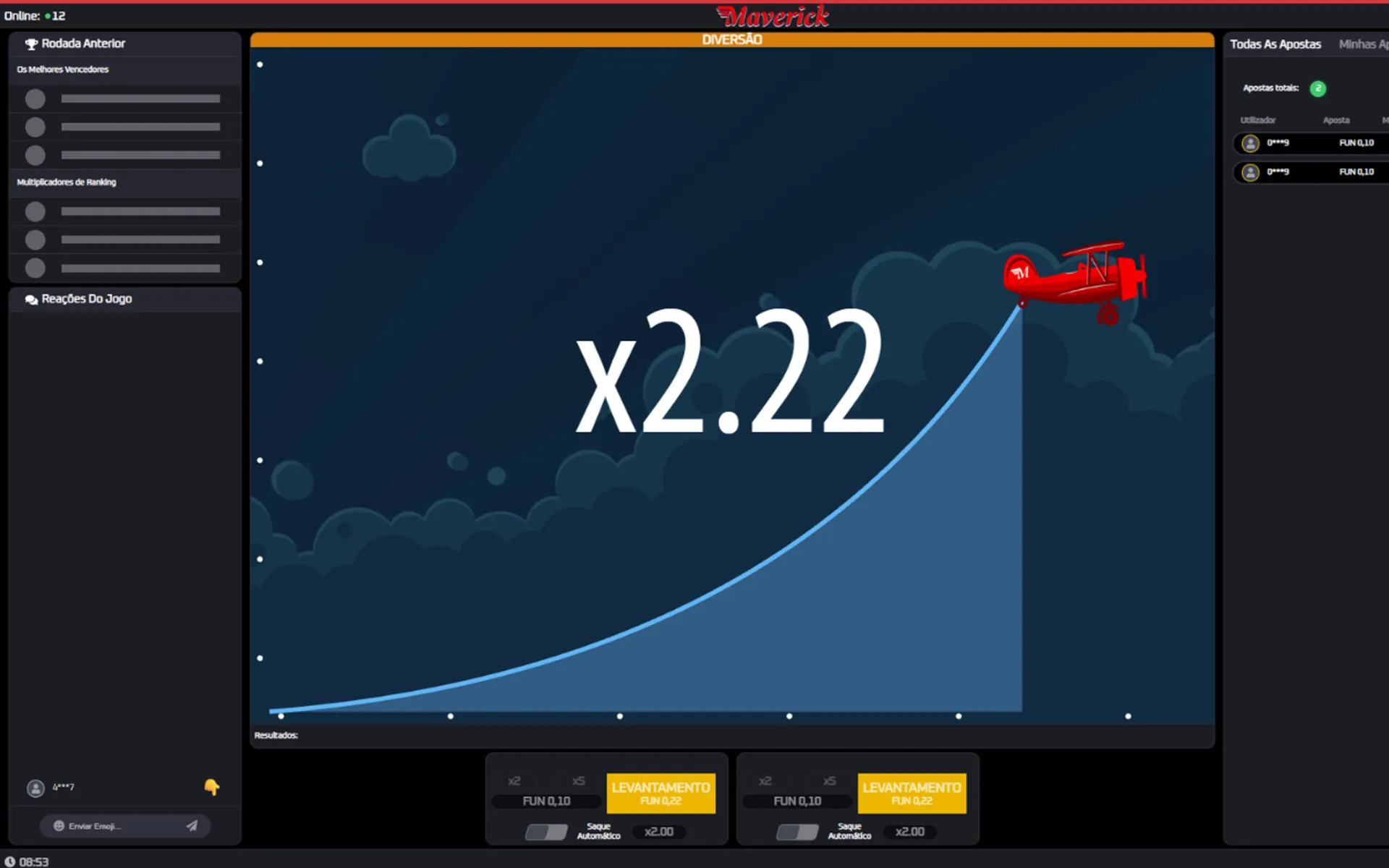 crash game maverick demo
