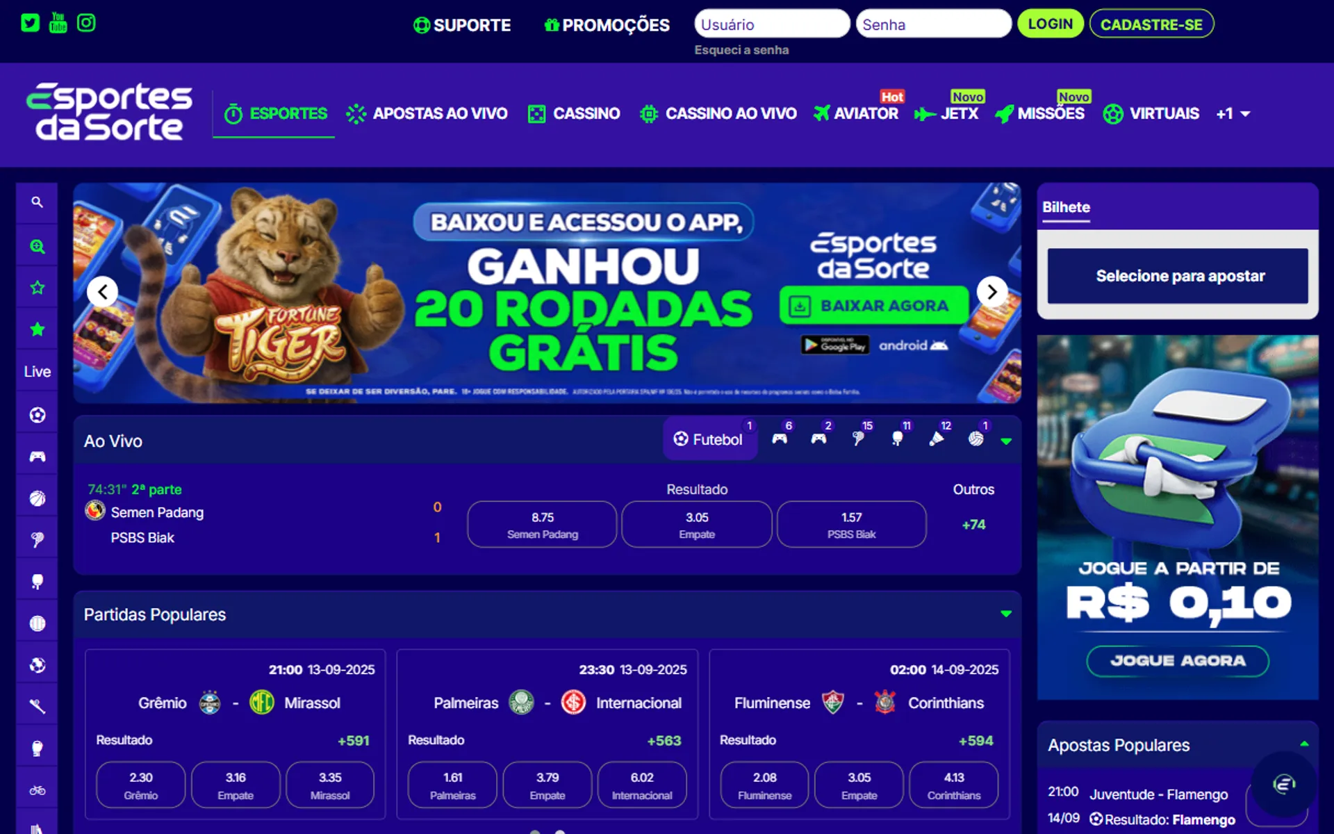 bônus de giros grátis da esportes da sorte