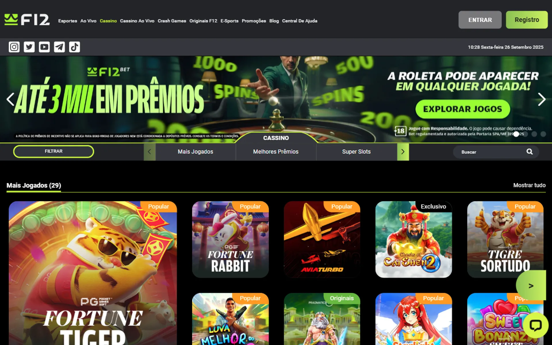 plataforma de 3 reais f12bet lobby do cassino