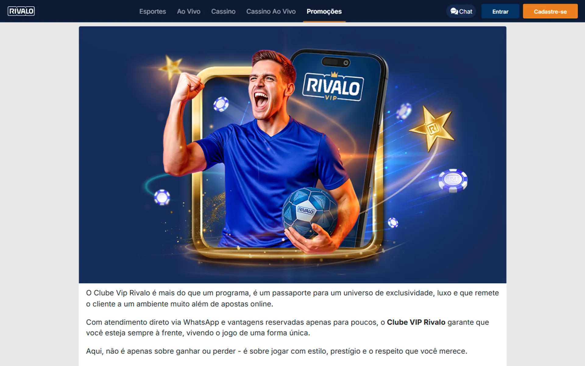 clube vip rivalo