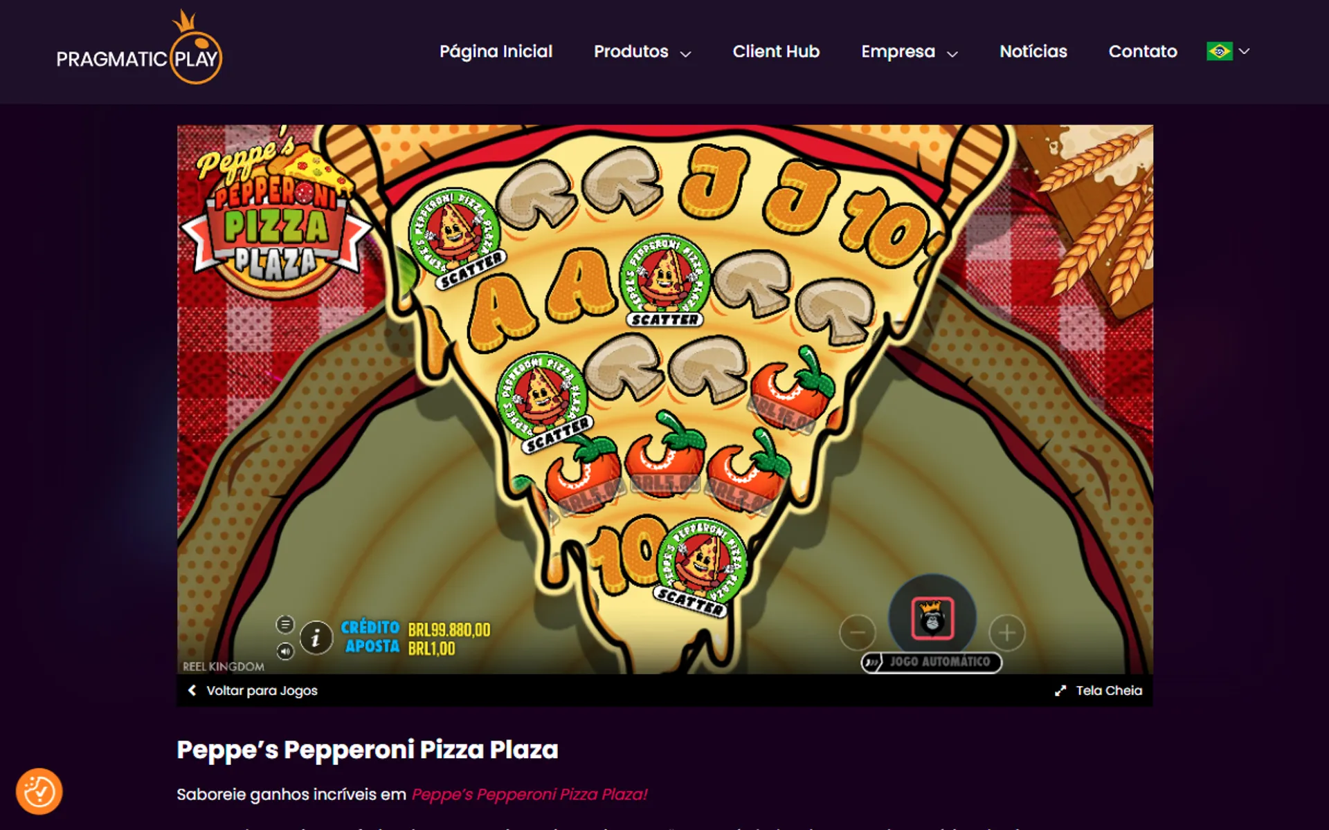 combinação de scatter no slot peppe's pepperoni pizza plaza