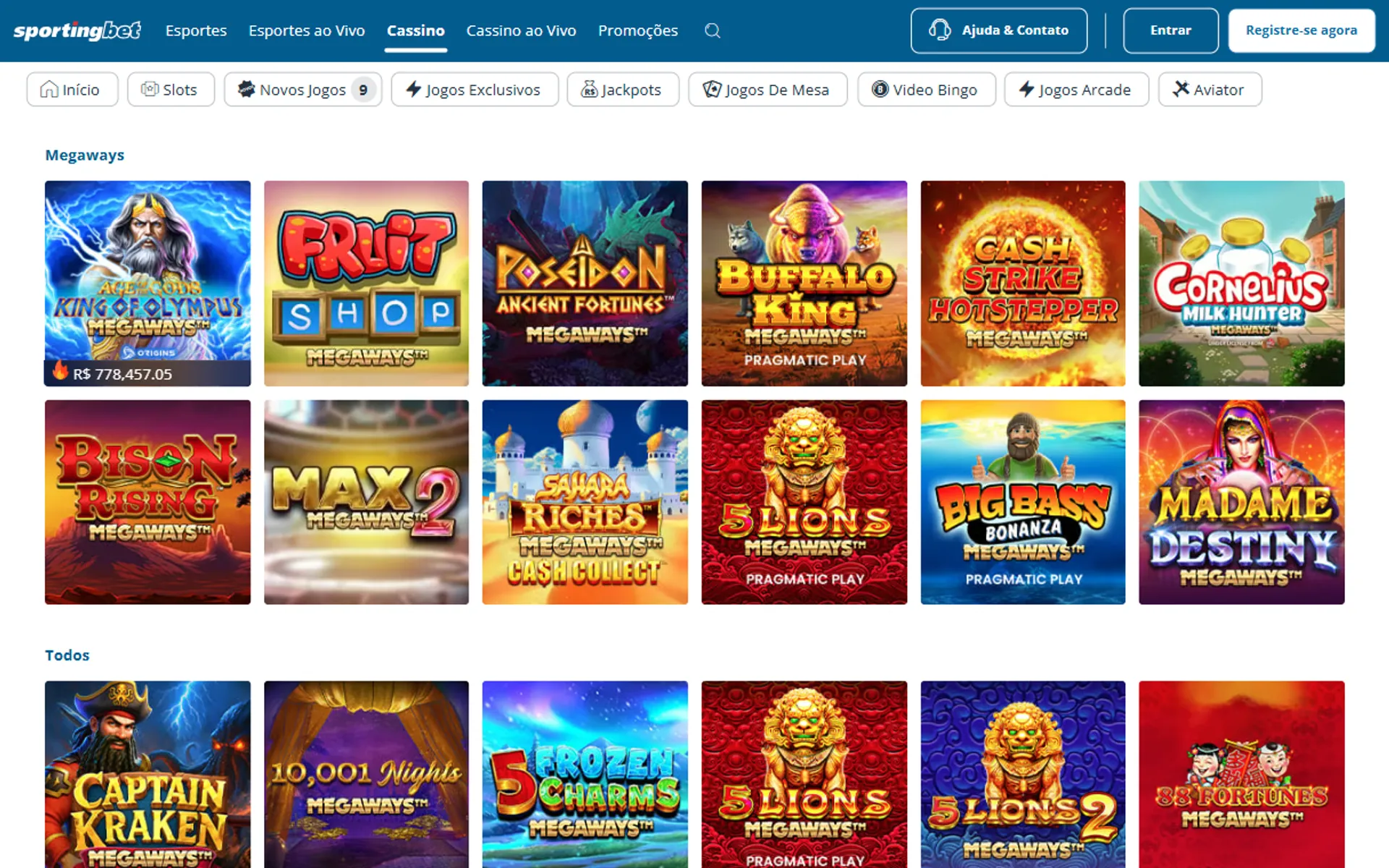 slots megaways na sportingbet