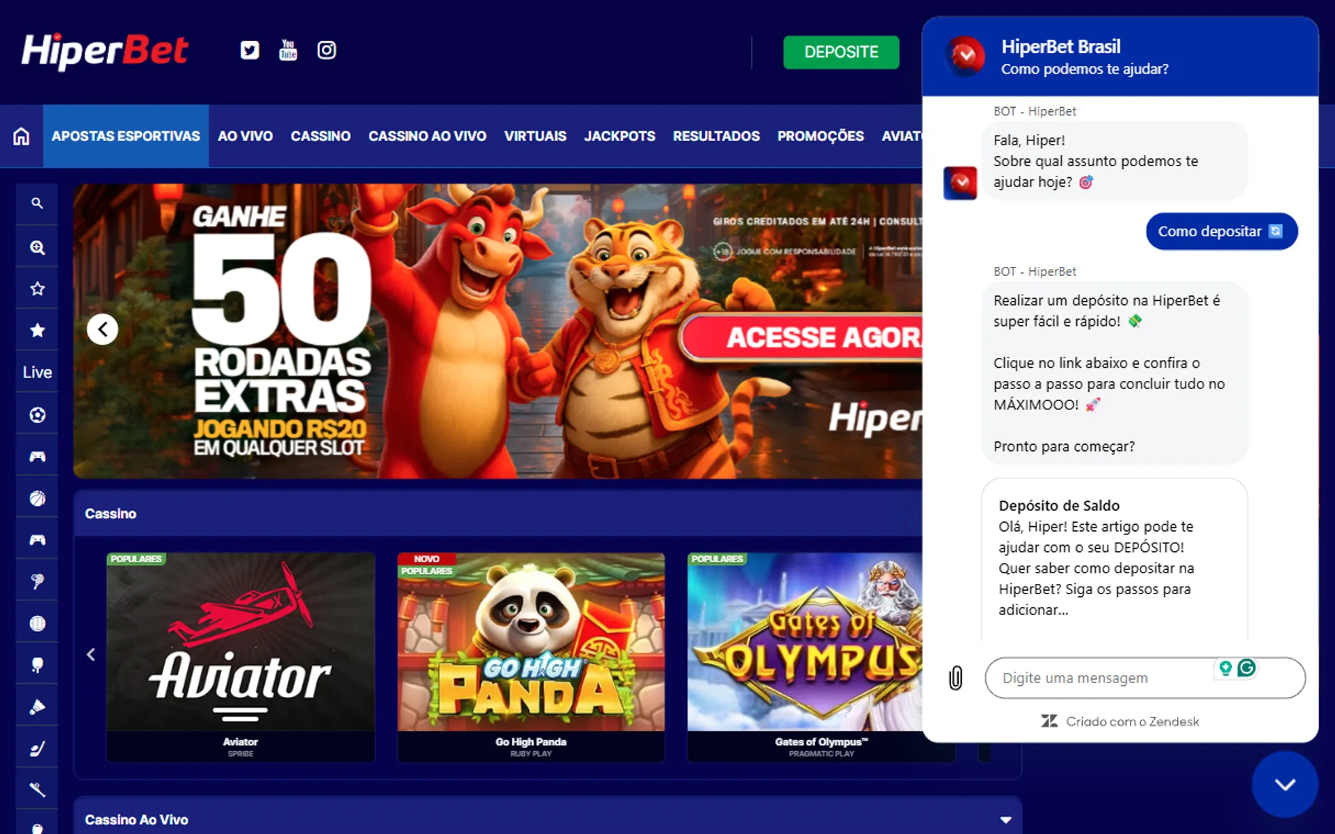 atendimento hiperbet