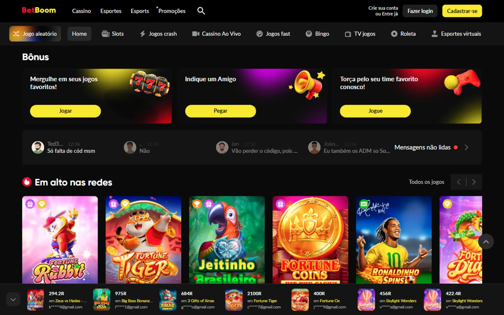 plataforma antiga BetBoom