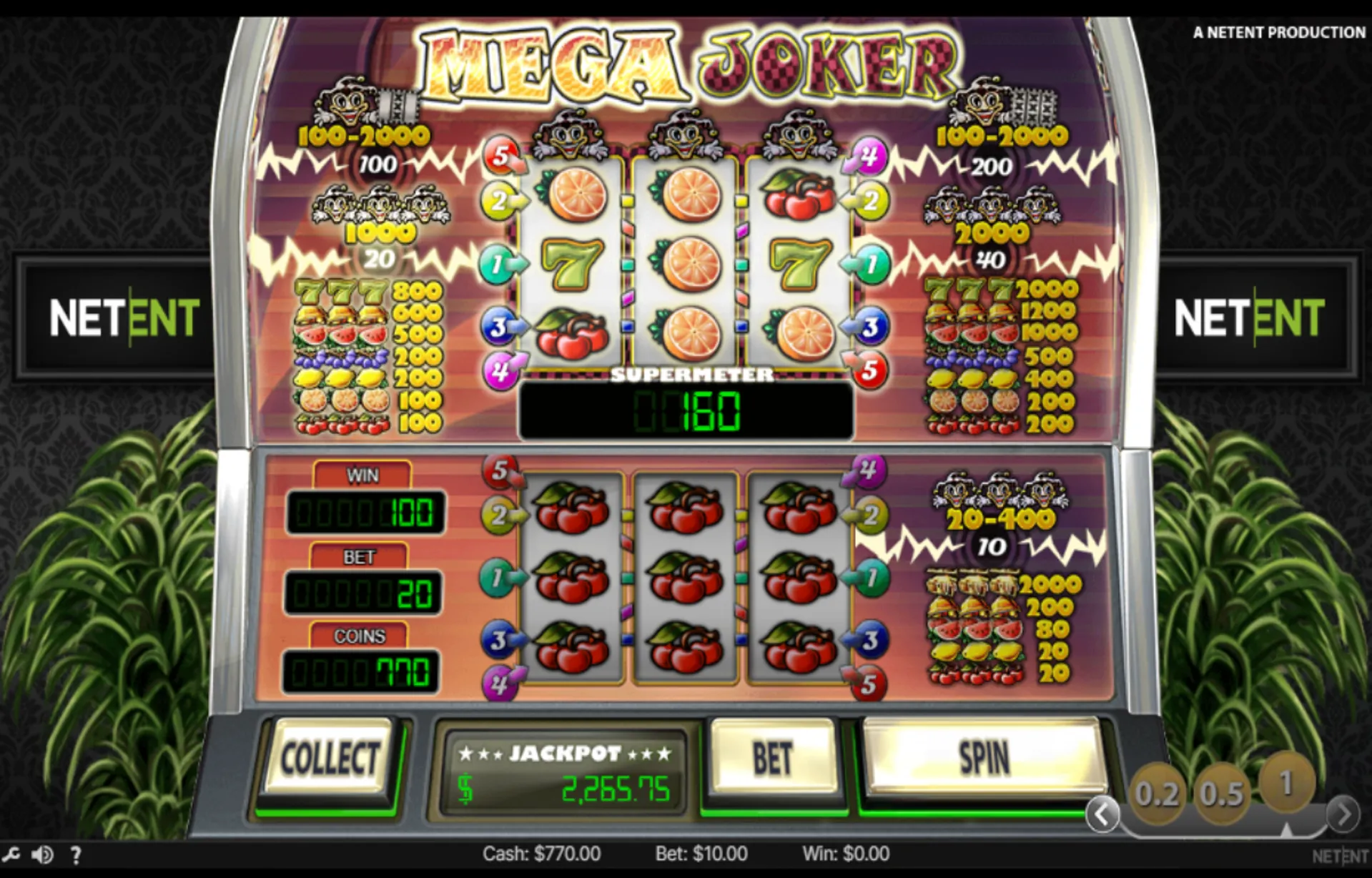supermeter em mega joker