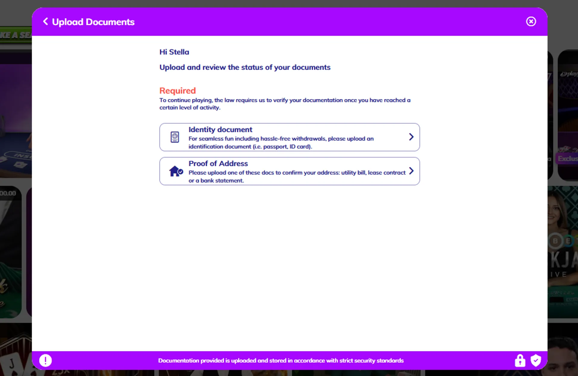 Know Your Customer at PlayOJO