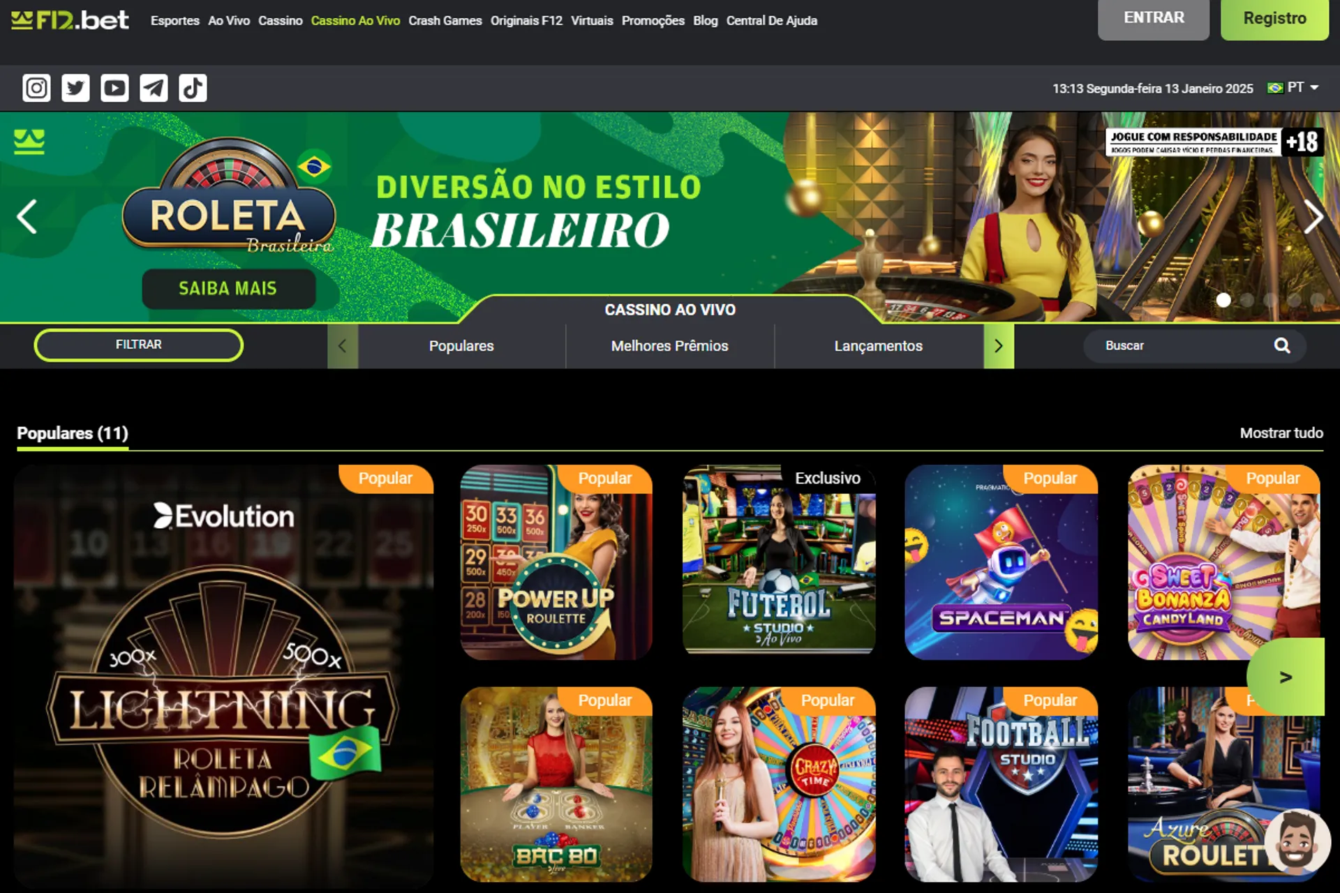 cassino ao vivo f12 bet