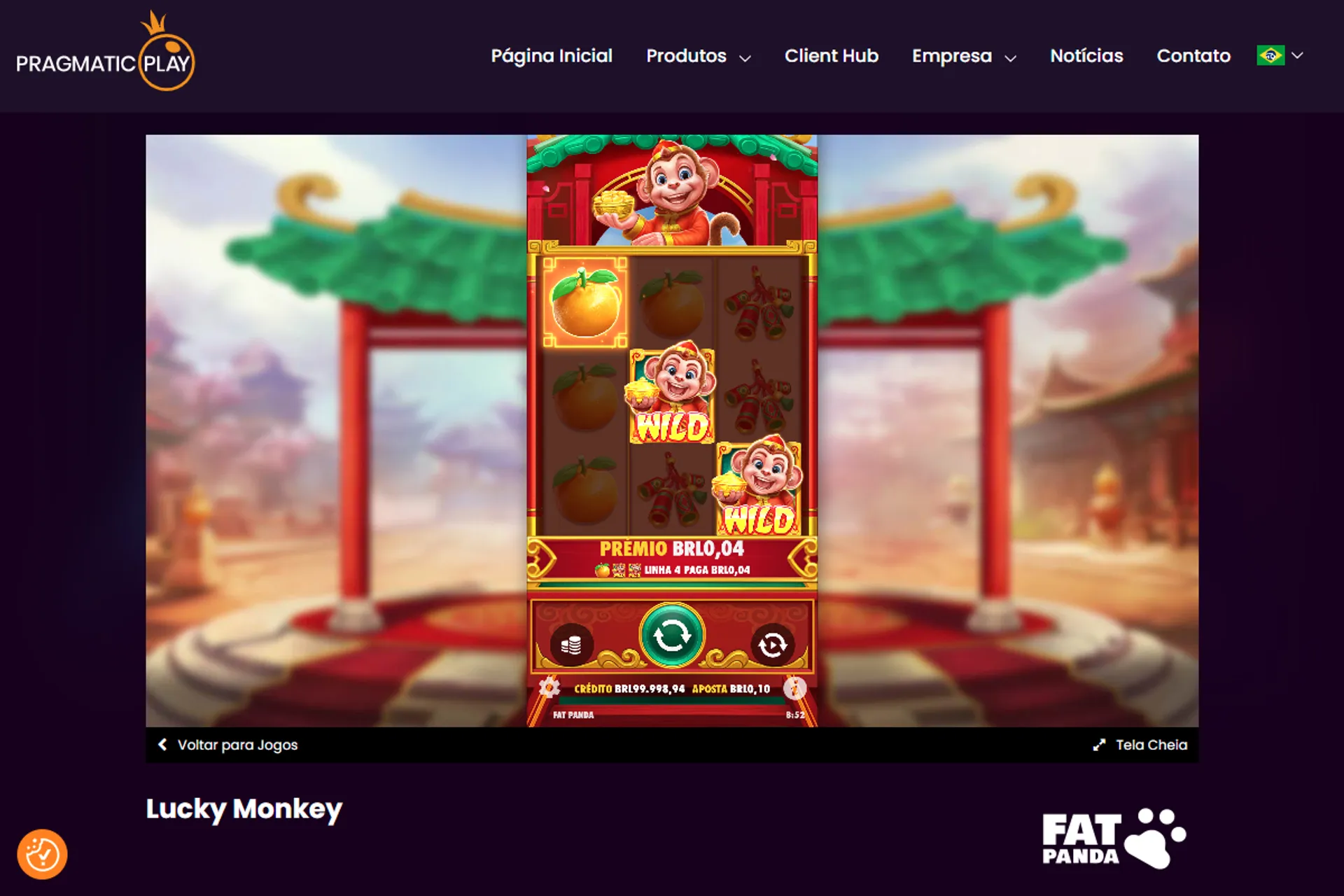 combinação vencedora com Wild no slot Macaco Sortudo