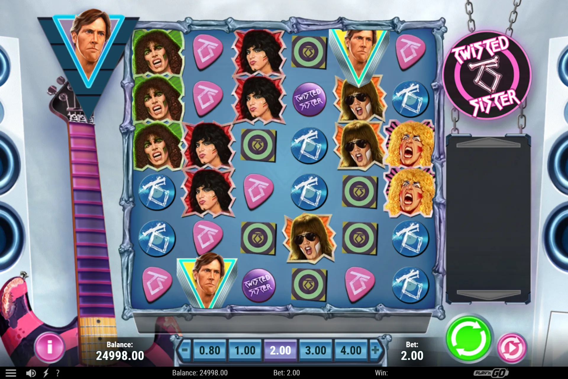 tela do slot Twisted Sisters, da Play'n Go