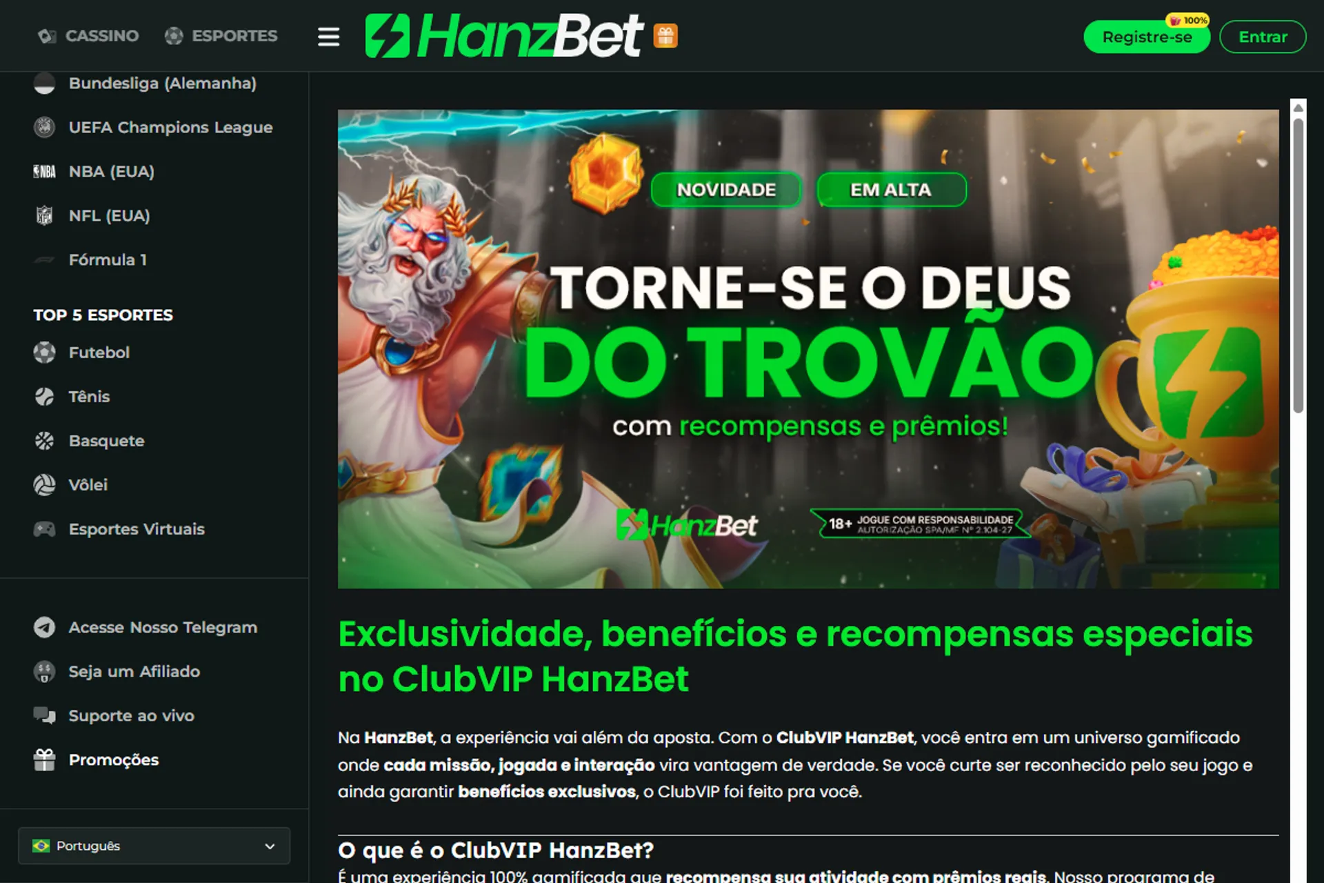 CluVIP da Hanzbet