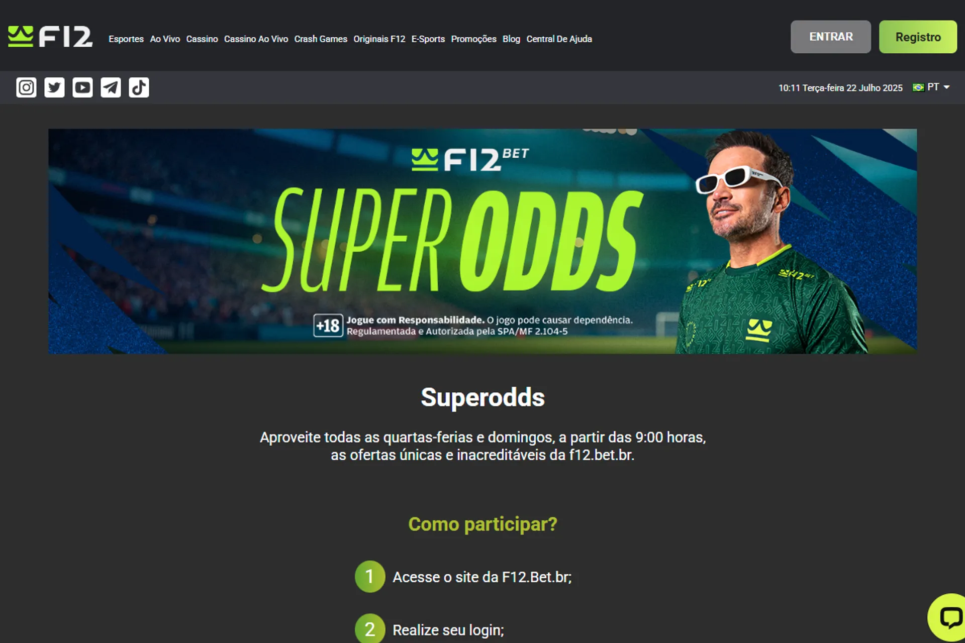 super odds F12 Bet