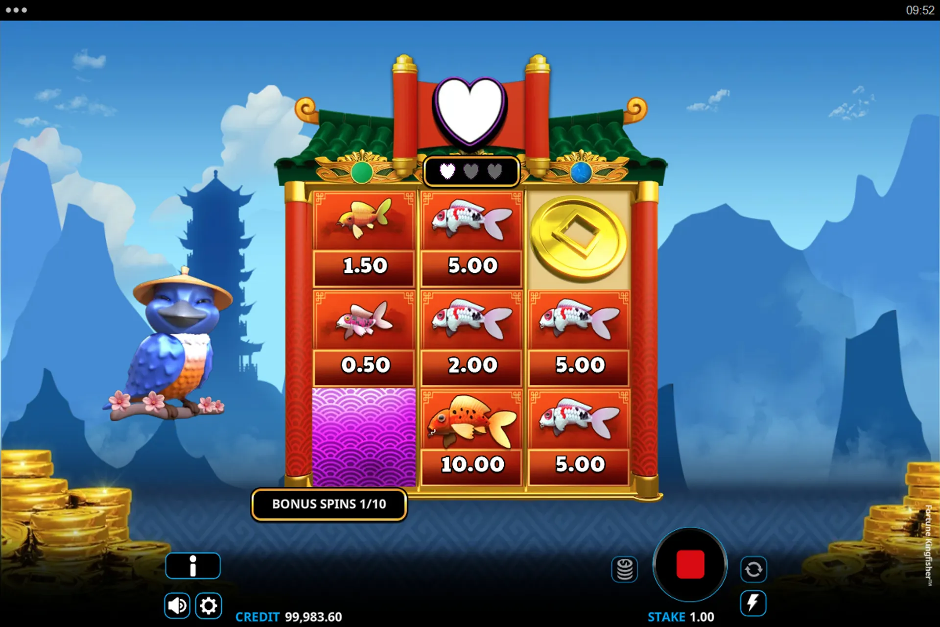 jogo bônus do Fortune Kingfisher demo