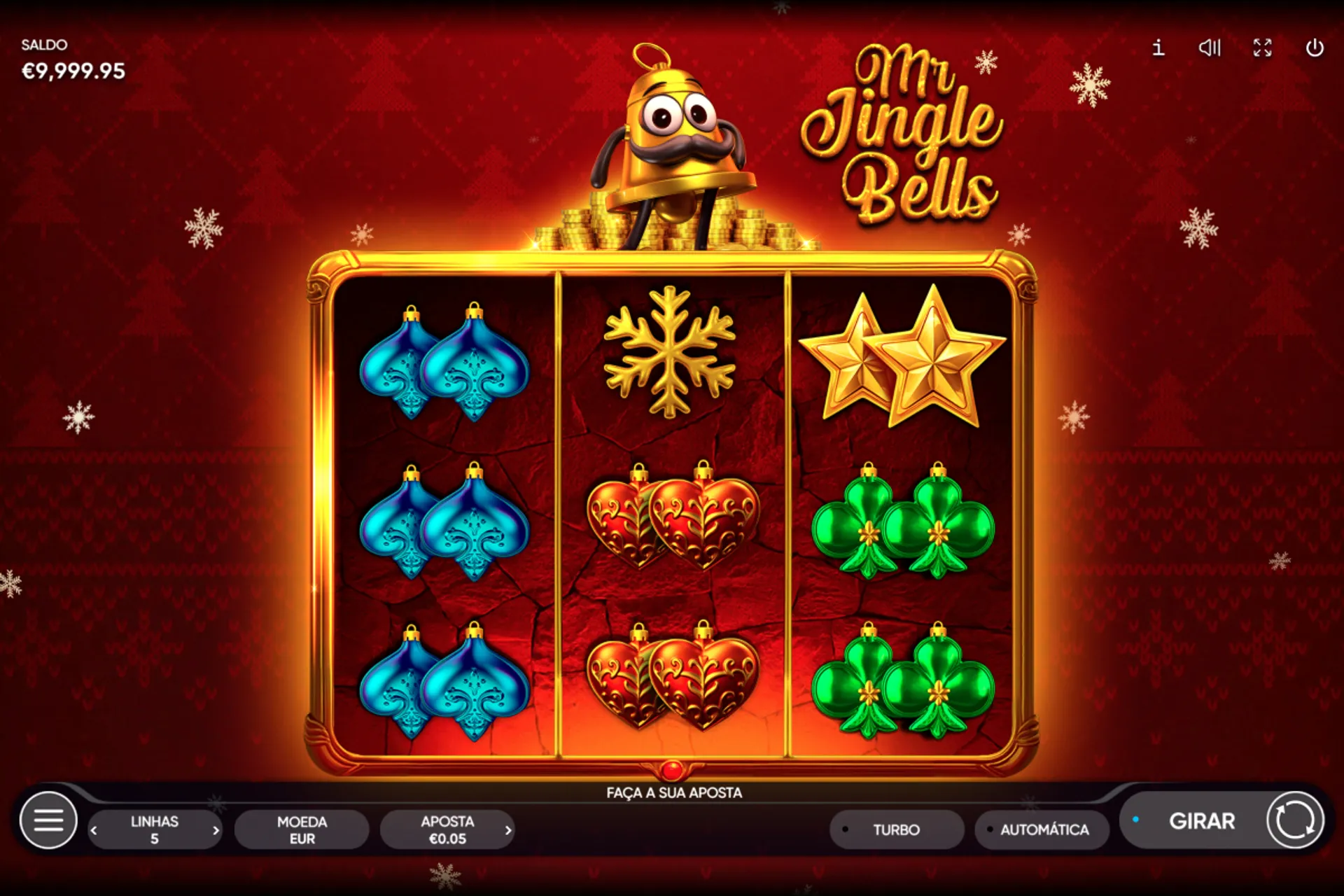 slot de 5 centavos Mr Jingle Bells