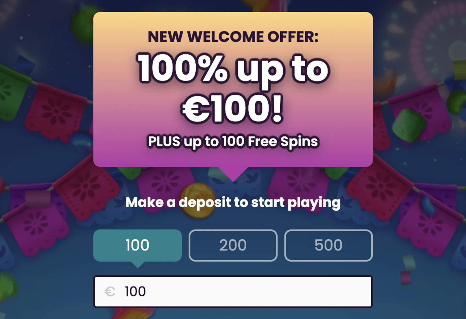 Boom Casino Welcome Bonus