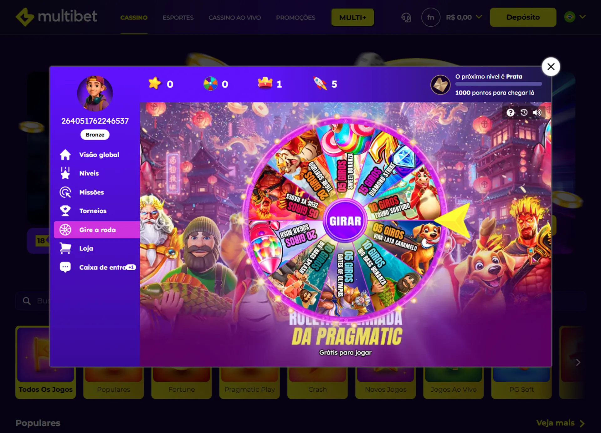 roleta de bônus Multibet