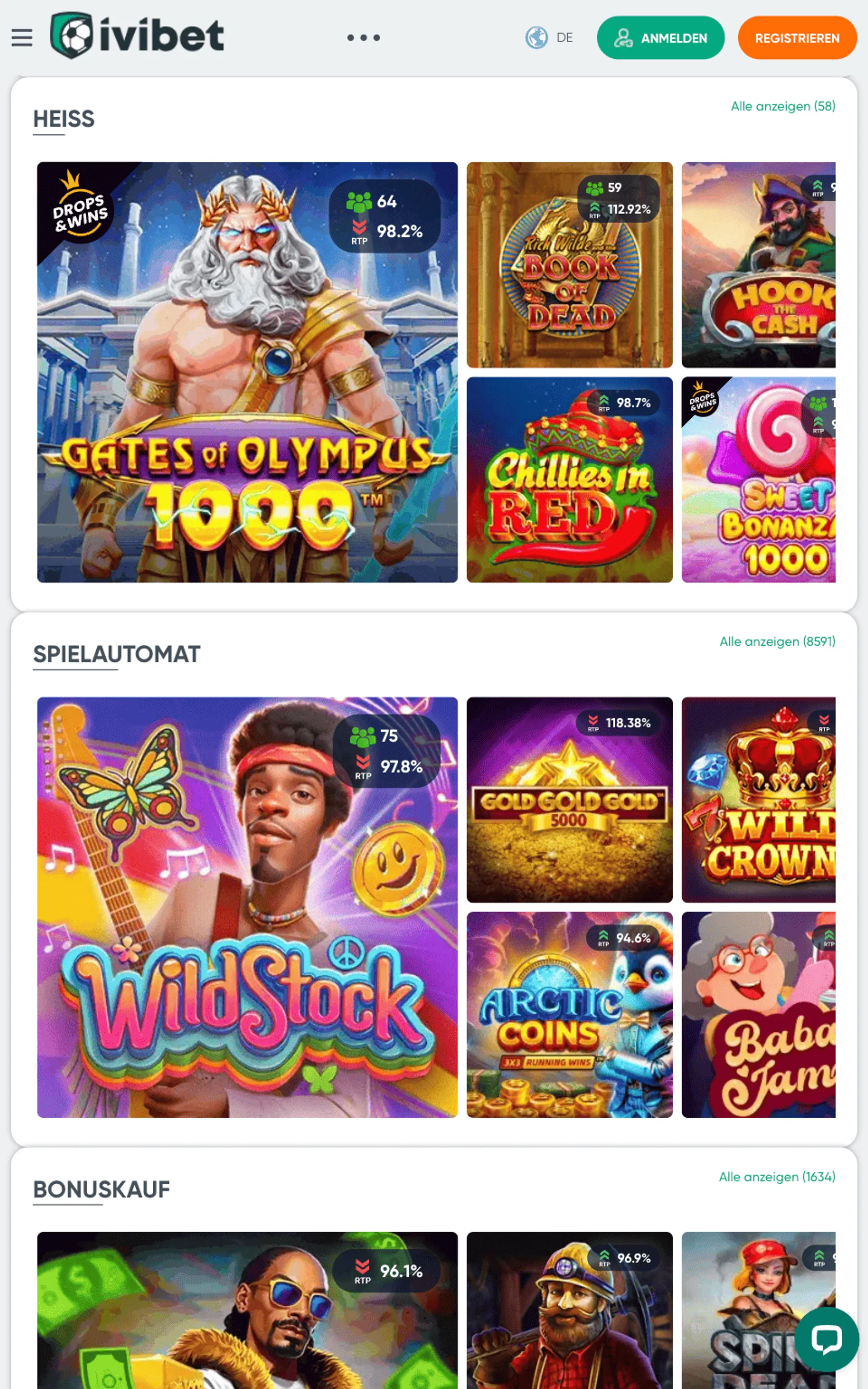 Ivibet Casino Slots