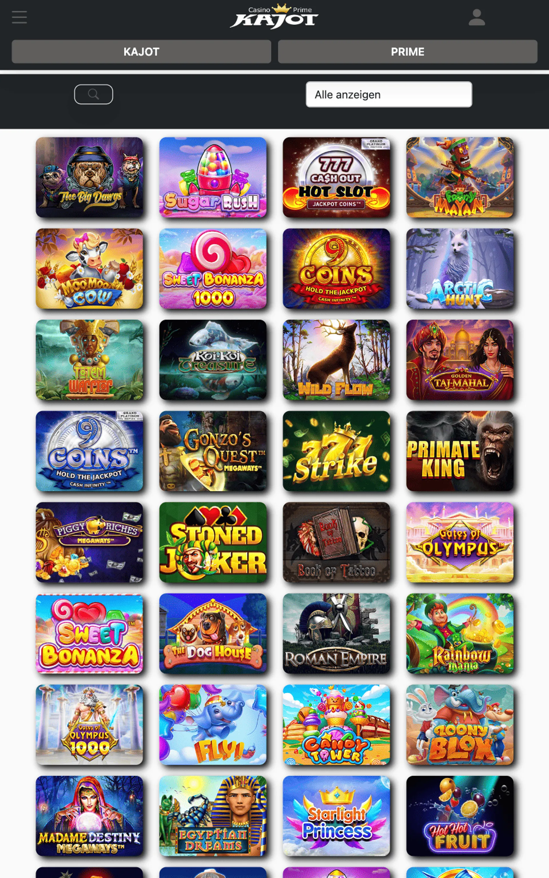 Kajot Casino Slots