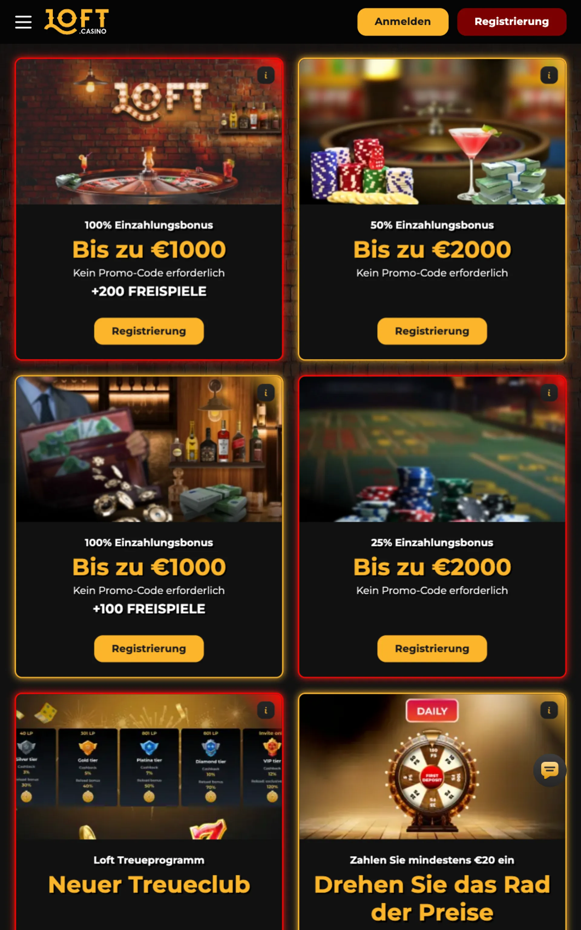 Loft Casino Bonus