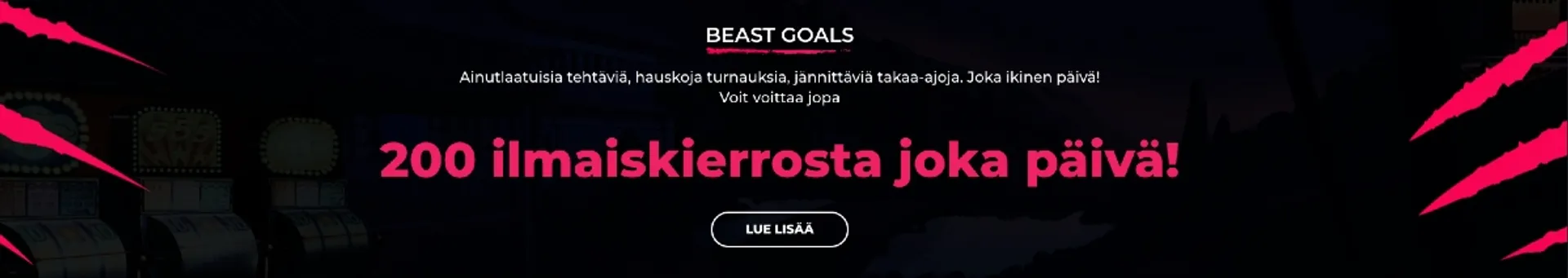 Beastino Casino ilmaiskierrokset