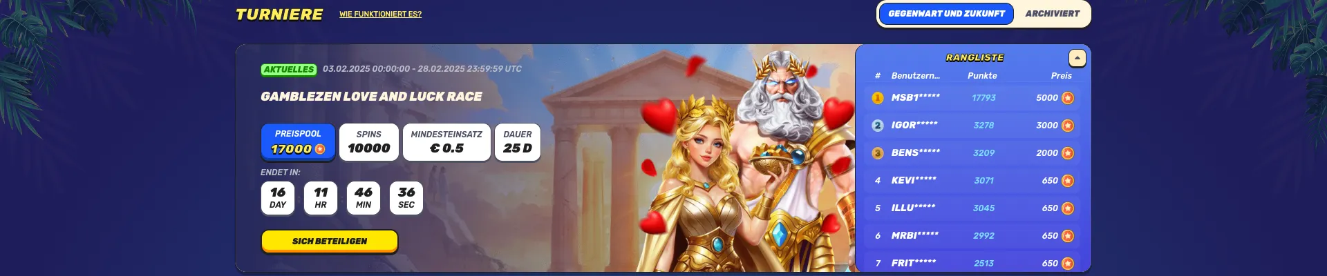 Gamblezen Valentinstag
