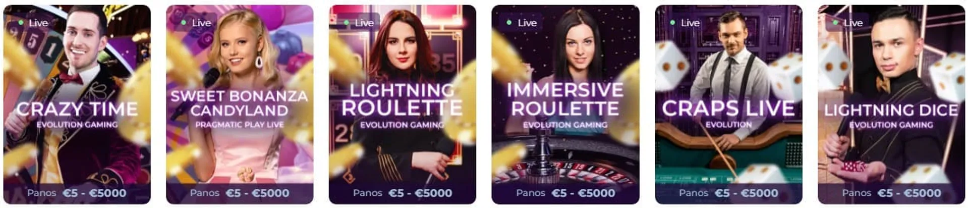 Winnerz Casino livekasino pelit