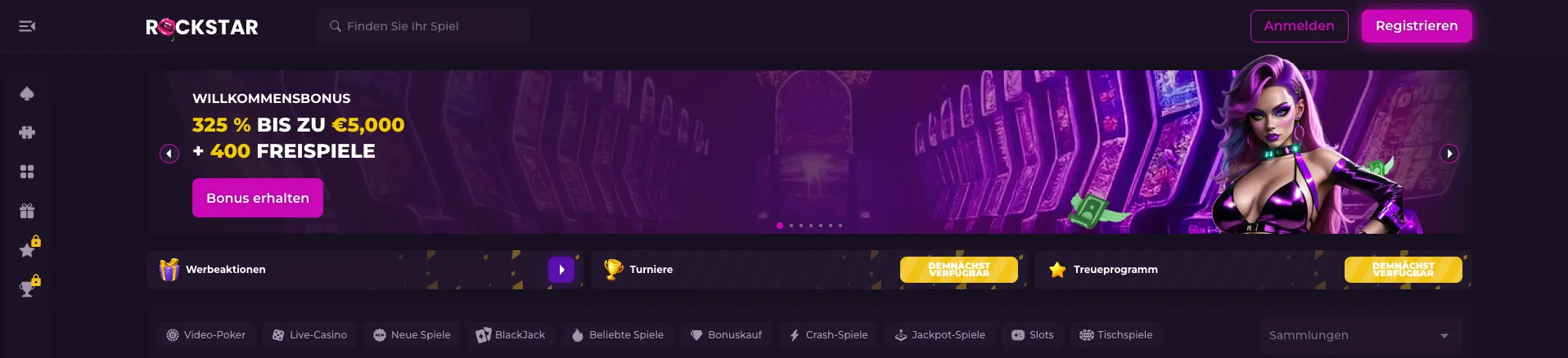 Rockstar Casino Banner