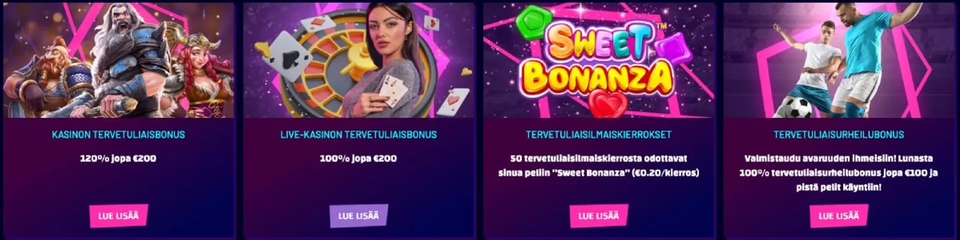 Slots Hammer Casino bonustarjonta