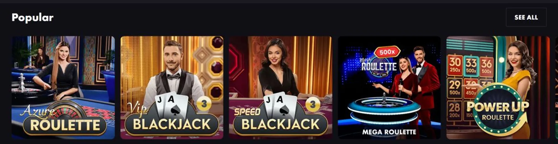 Rooster Bet Live Casino