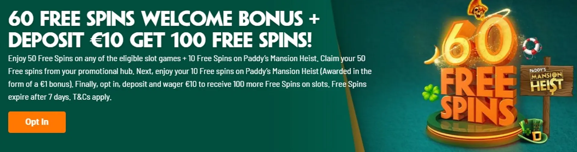 Paddy Power Welcome Bonus