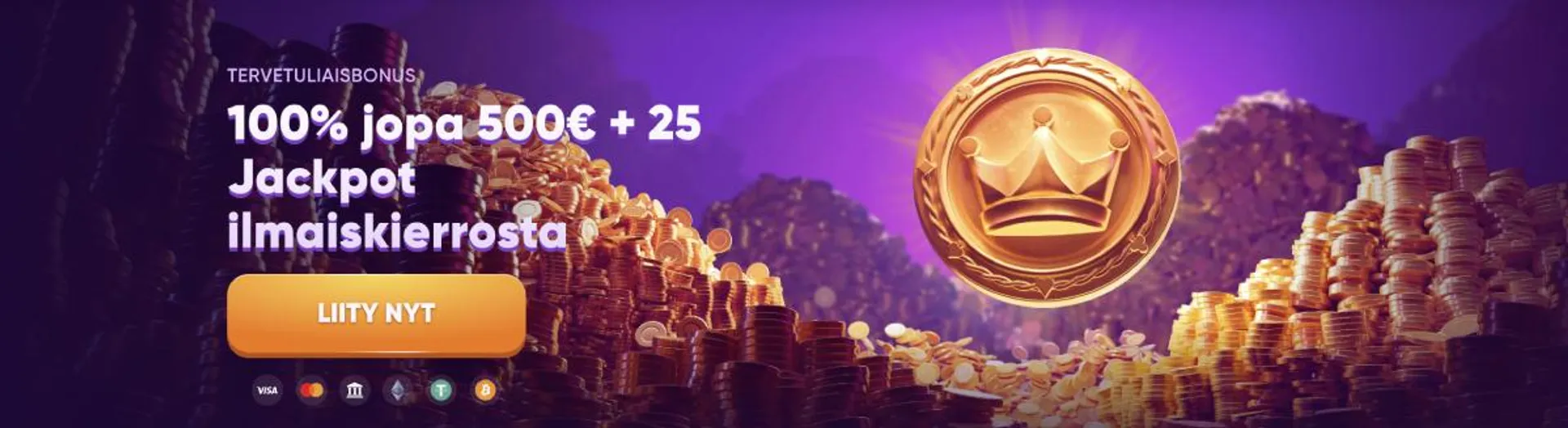 Kingmaker Casino tervetuliaisbonus