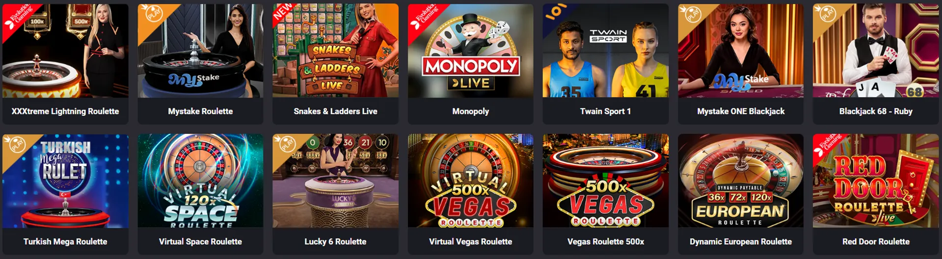 MyStake live casino