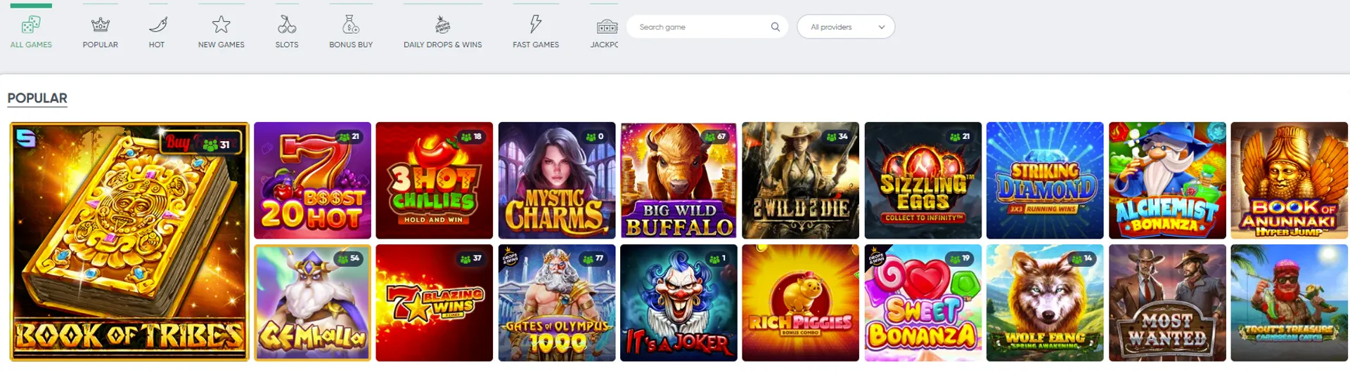 Ivibet Casino Games