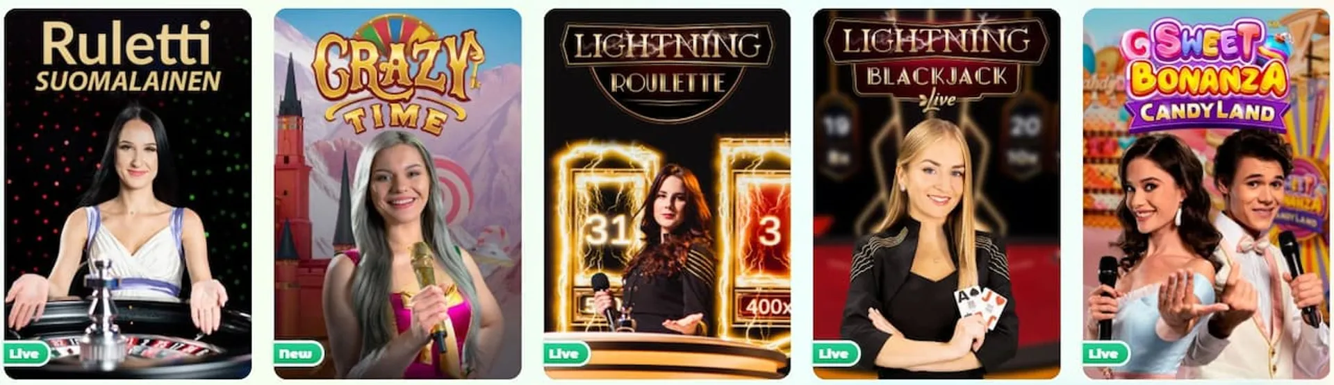 Neon54 Casino livekasino pelit