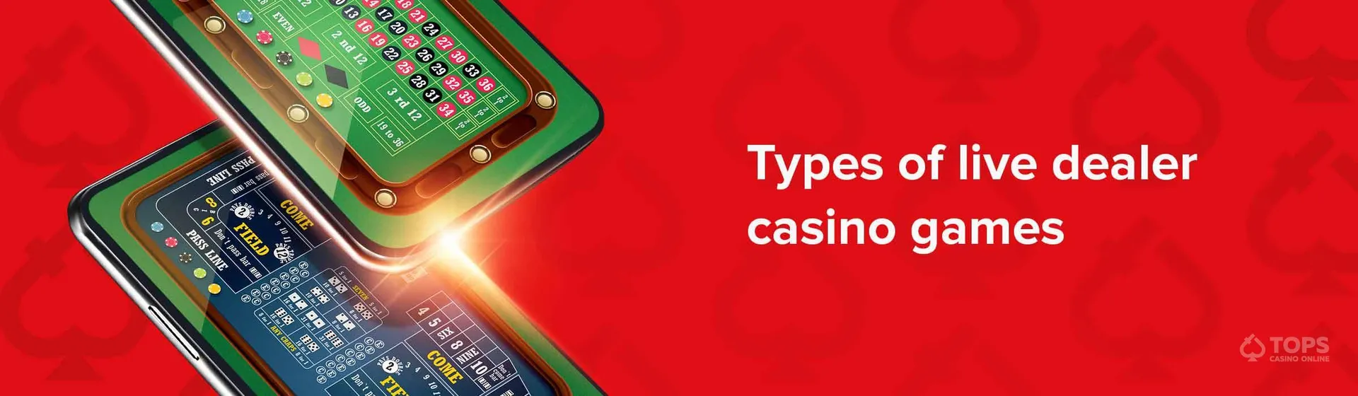 types of live dealer casino games